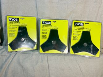 NEW RYOBI 8” Tri-Arc Brush Cutter Blade for Expand-It Brands