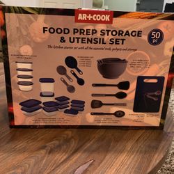 Art & Cook 50pc food Prep Storage and Utensil Set