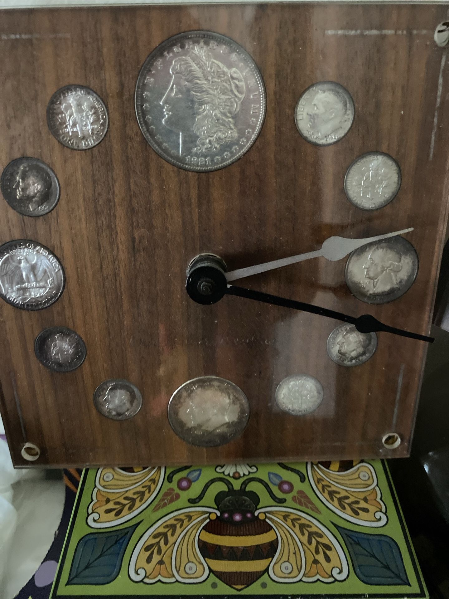 Morgan Silver Dollar Clock
