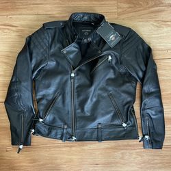 Harley-Davidson® Men's Leather Jacket Big Sur Heavy Black (Large) 98009-22VM
