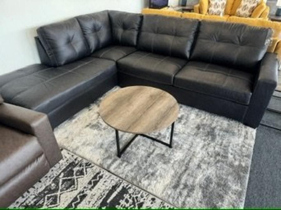 Black Sectional - Also comes in brown