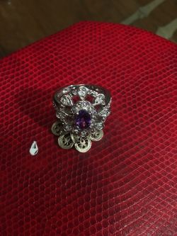 💎925 silver ring with beautiful stone 🌹