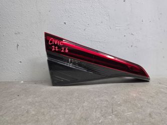 Left inner tail light honda civic 2022 2023 2024 2025 2026
