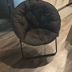 Zenithen Round Foldable Padded Saucer Dish Chair 32”