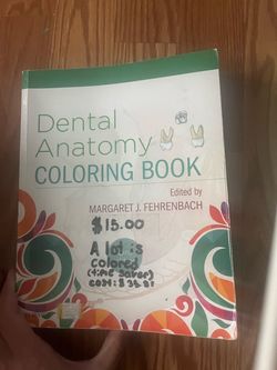 Dental Anatomy Coloring Book by Fehrenbach