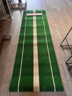 Softball Pitchers mat 10x3 with rubber mound