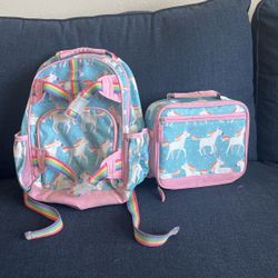 Pottery Barn Back Pack And Lunch Box