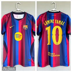 New Barcelona Lamine Yamal Jersey S M L XL XXL