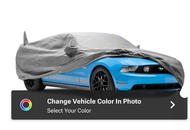 Car cover Ford Mustang