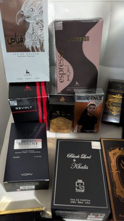 9 atabic perfumes x $60