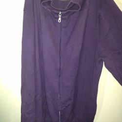 Purple Sweater Jackets Cardigan Sports Casual Clothes 