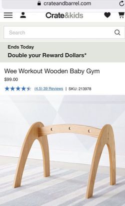 Crate & Kids Baby Activity Gym