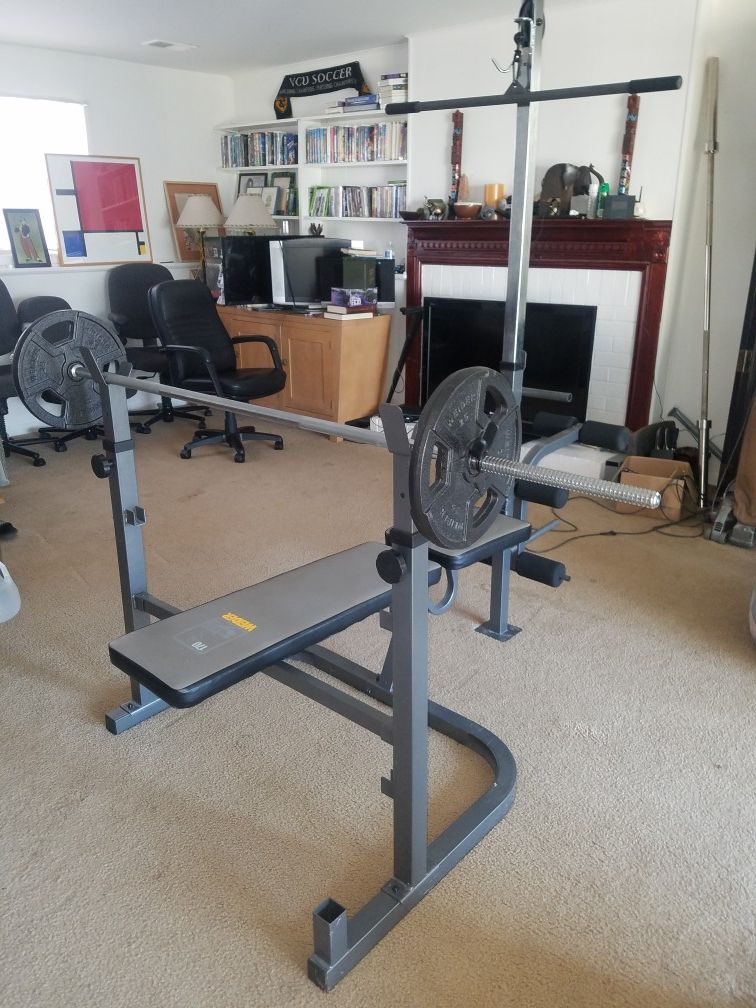 Full Workout Station & Weights