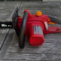 Homelite 14” Electric Chainsaw + Extra Chain & Tools