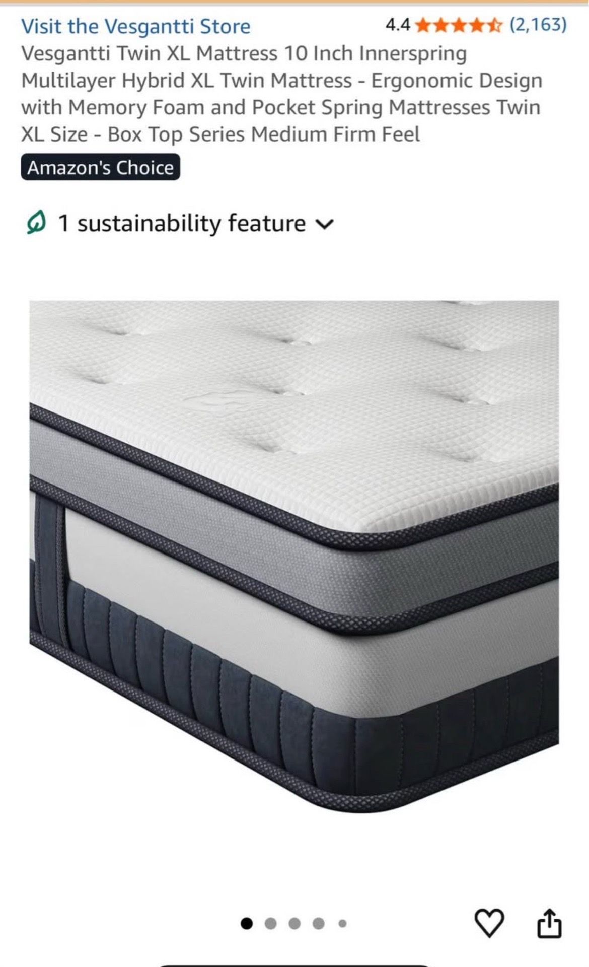 Mattress + bed frame