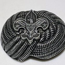 Vintage BSA Boy Scout Cub Scout Pewter Metal Neckerchief Slide Scarf