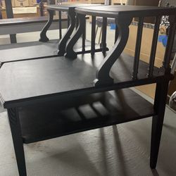 Two Antique Side Tables