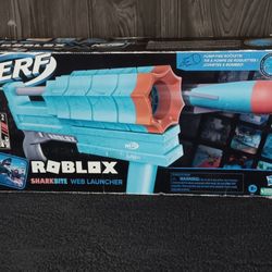Nerf Roblox edition shark bite rocket launcher