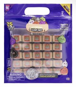 NEW RELEASE Crazy Fun Extra Mini Mystery Dumpling Chrome Edition 25x