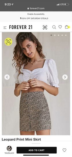 Leopard skirt