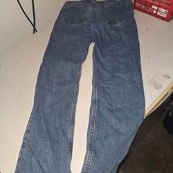 Wrangler blue cotton slim fit jeans size 30 x 30