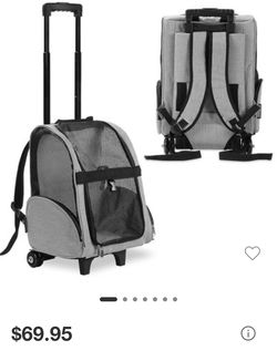 Pet travel backpack