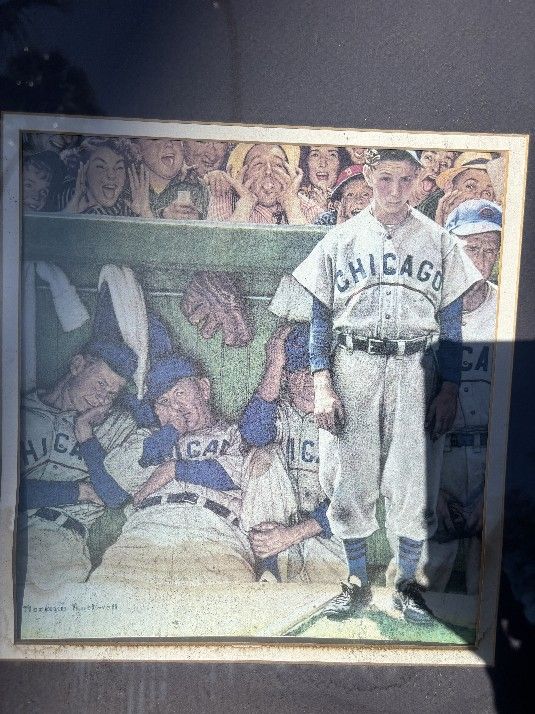 Vintage Baseball Pitcher Make Offer