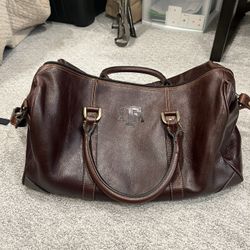 Texas A&M Links King Club Leather Duffle