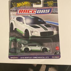 Hotwheels (race day Collection) 2018 Bentley Continental GT3 