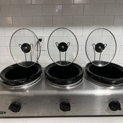 Bella Triple Slow Cooker Buffet