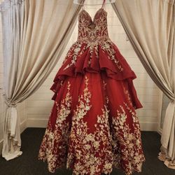 Beautiful Princess Corest Style Quinceanera Dress 