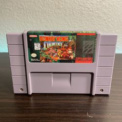 Donkey Kong Country Super Nintendo, 1995 SNES Tested & Works VideoGame Authentic