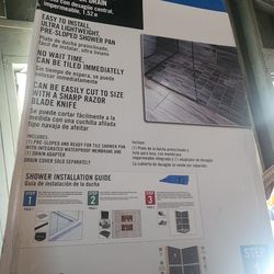 Shower Pan With Border