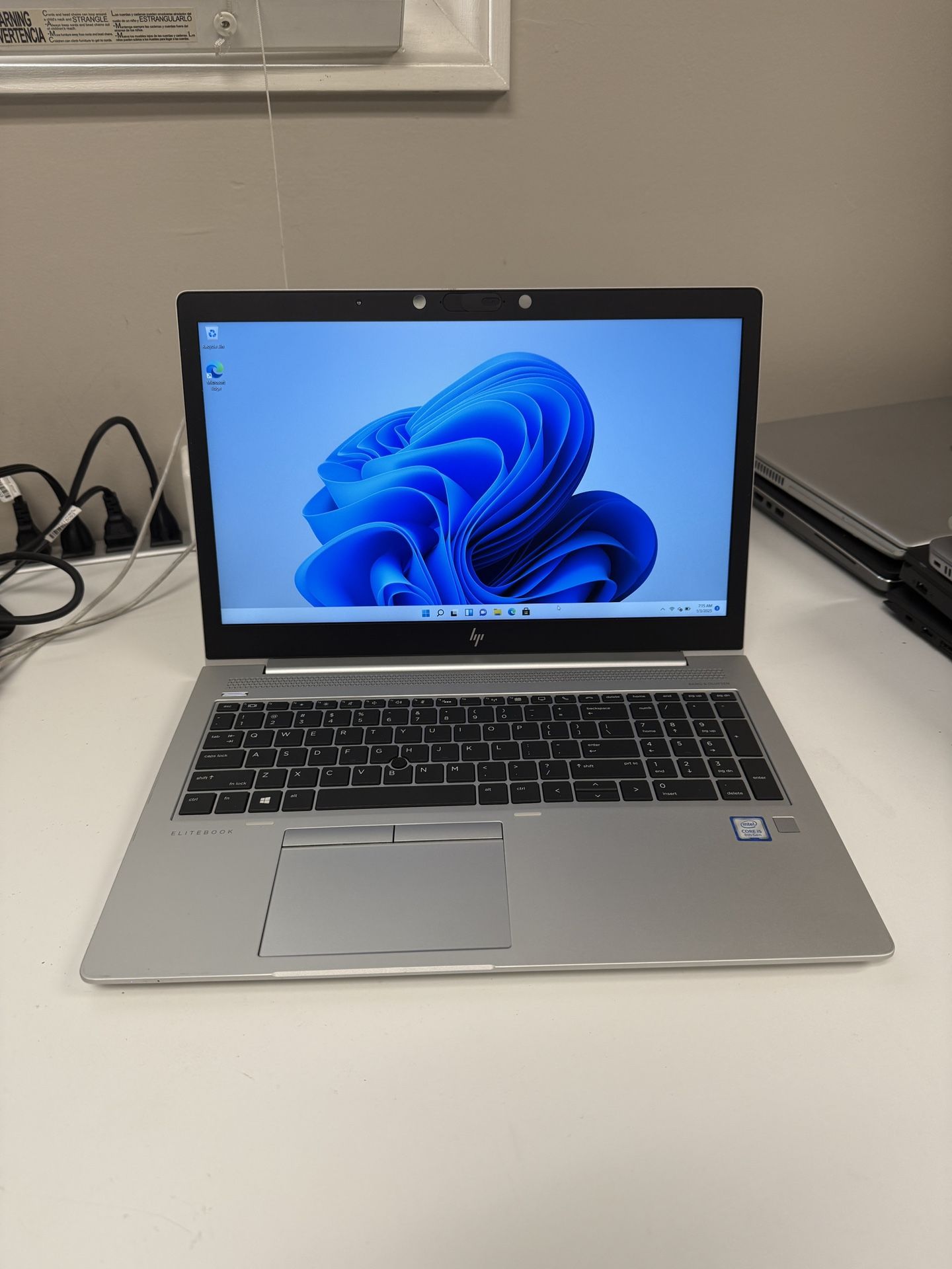 HP EliteBook 850 G5 15” Laptop 1.8ghz Quad Core i5-8250U 16gb RAM 512gb Flash Windows 11 Pro