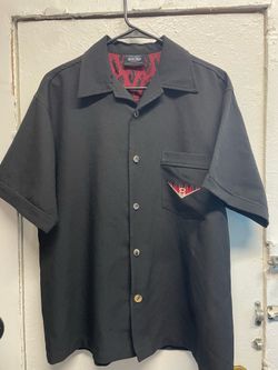 Vintage Anchor Blue button up
