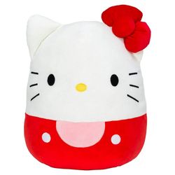 Squishmallows Official Kellytoy Plush 20" Hello Kitty Red Bow