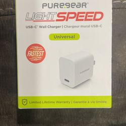 Light Speed USB-C Wall Charger 