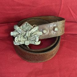 Harley Davidson Buckle With Large Belt