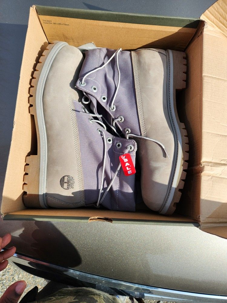 Timberland Wolf Grey Size 12 $180 OBO