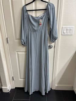 ASTR dusty Blue Long Dress From Nordstrom Rack