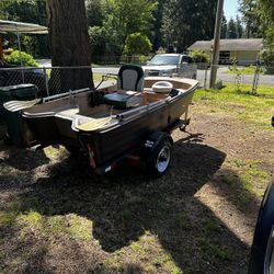 Watertender 11 boat With Trailer
