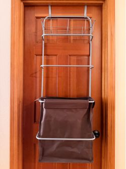 Over-the-Door Laundry Hamper and Storage Organizer