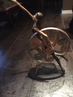 Resin& metal sculpture