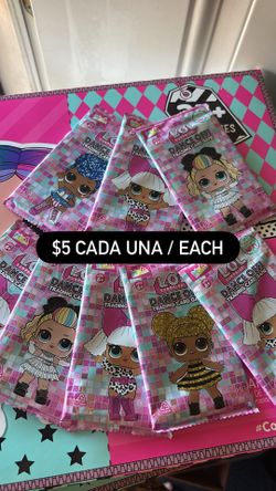 LOL OMG DANCE OFF TRADING CARDS EACH PACK $5 Cada Paquete $5