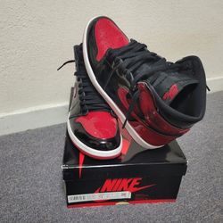 JORDAN 1 HIGHT OG PATENT BREDSIZE 12 MEN