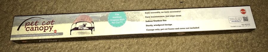 K&H Pet Products Pet Cot Canopy, Tan, Medium