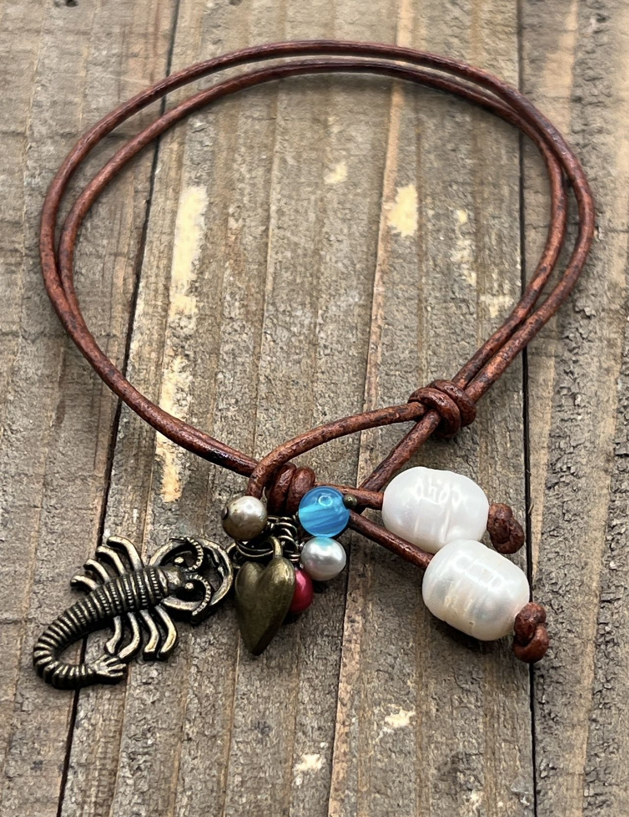 Leather Anklet Bracelet