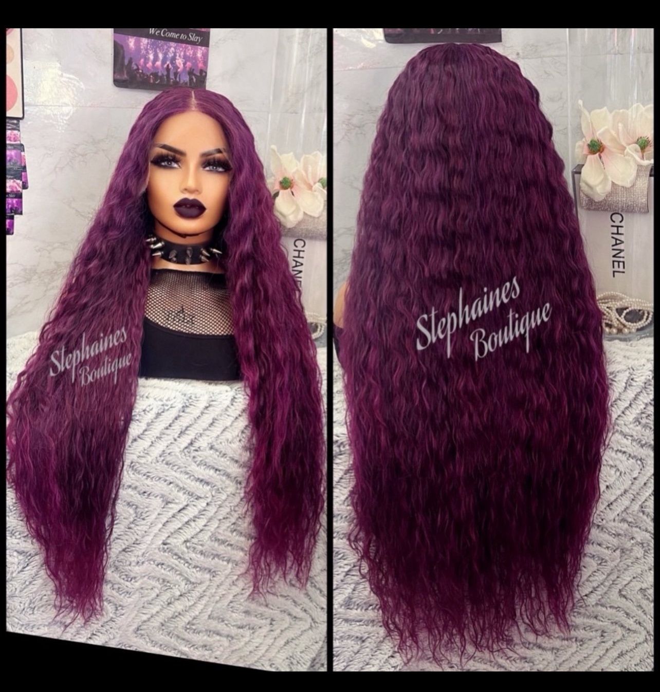 Human Hair Blended Lace Front Wig