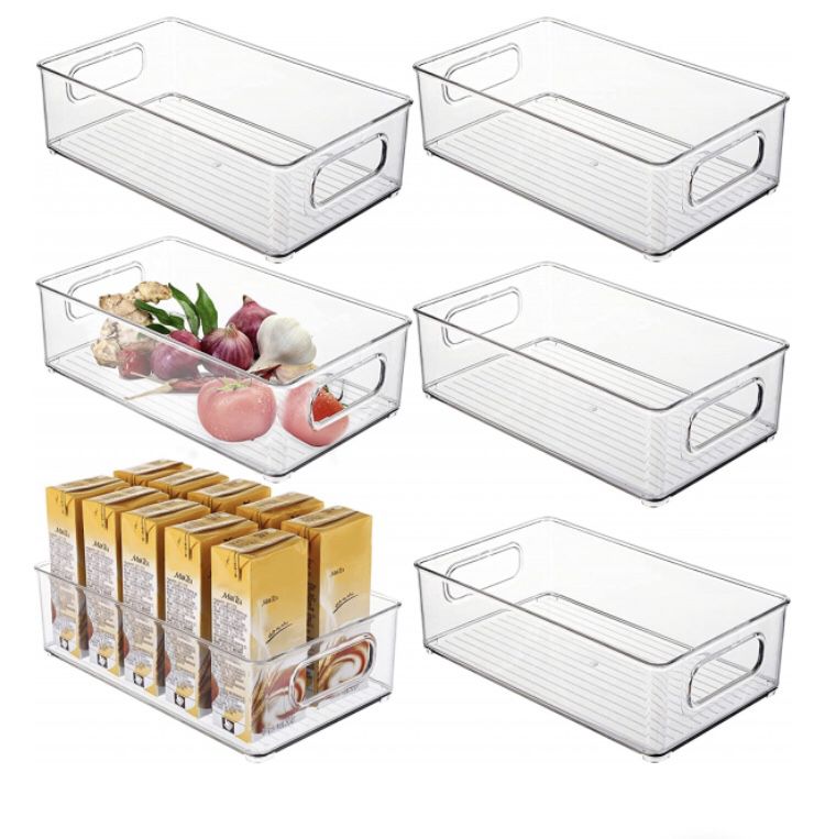 6 Pack Storage Containers 