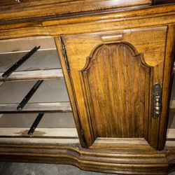 Dresser with mirror & nightstand 
